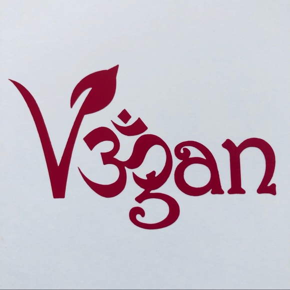 🧘♂️🧘🏽🧘🏾♀️🧘🏼♀️Vegan 🌱Om Sticker🕉 - Picture 3 of 6